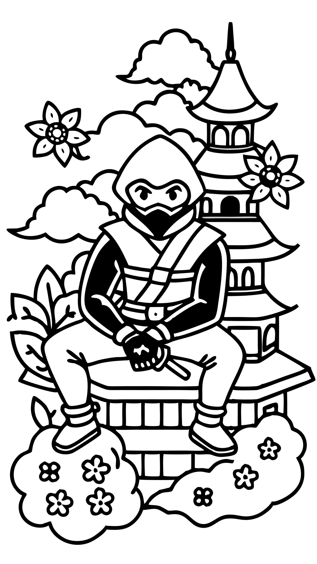 ninja coloring pages